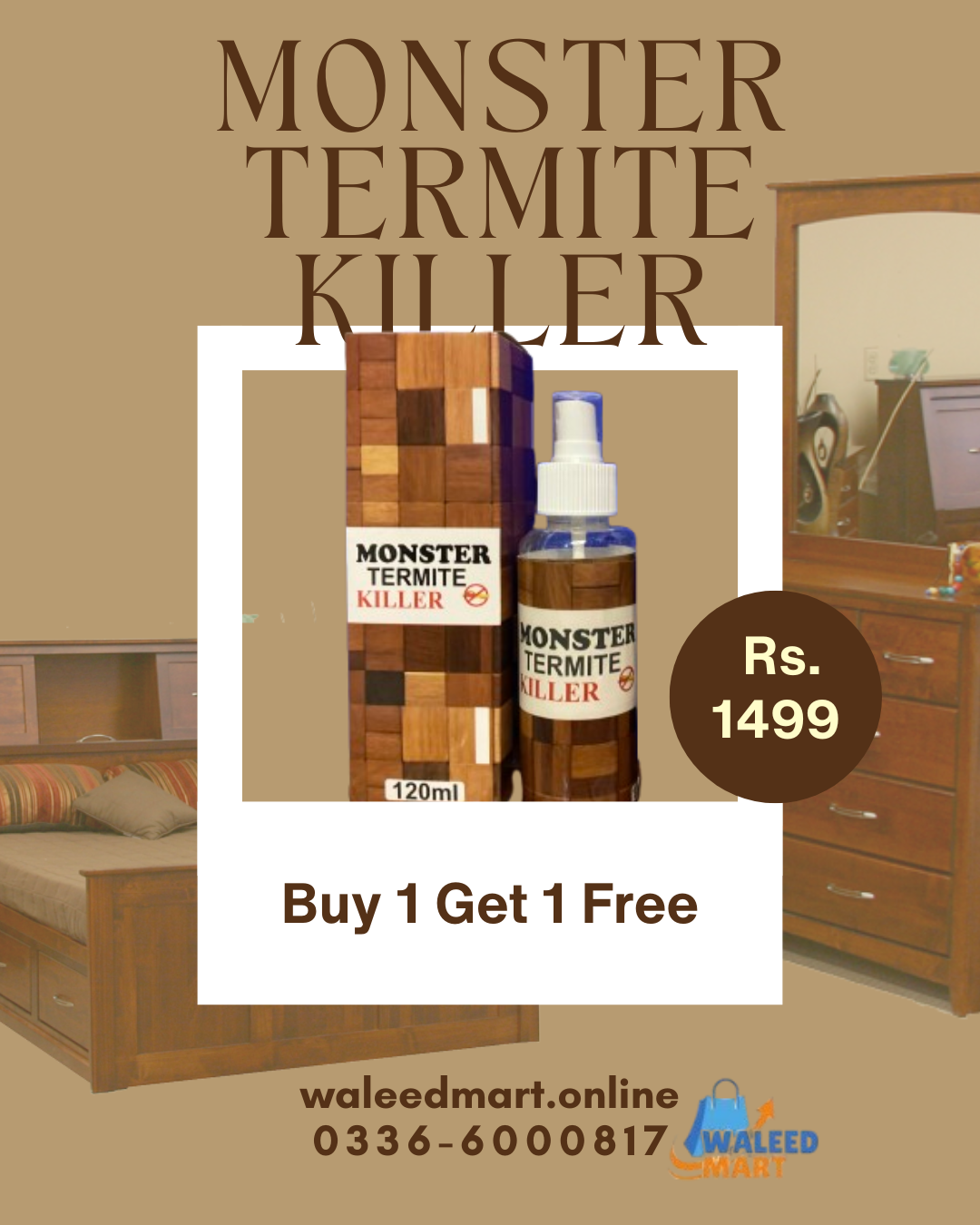 Monster Termite Remover (2 Bottle)
